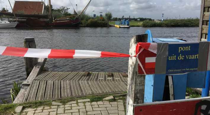 Pontje Molletjesveer uit de vaart