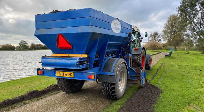 opknappen paden Zwaansmeer - bermen aanleggen