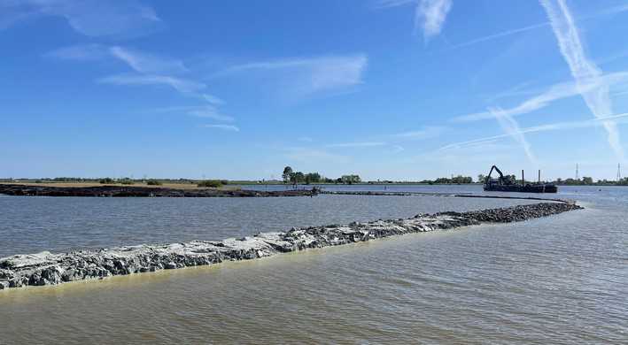 2025 Bouw dam nieuwe natuur Saskerlei