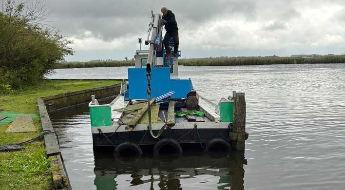 pannekoek oude steigers weggehaald