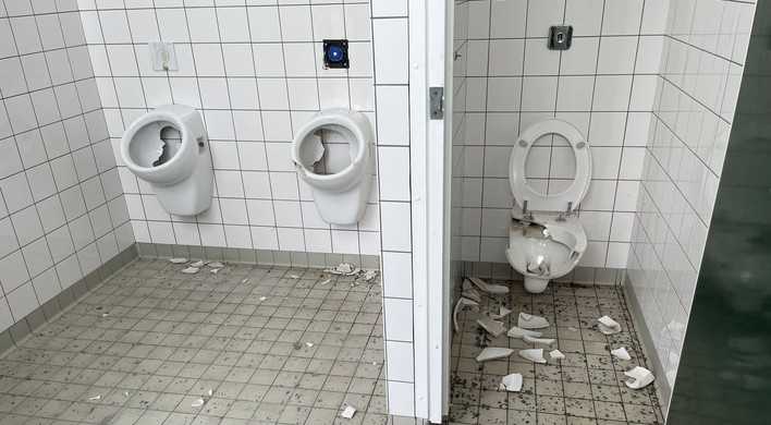 Vandalisme toiletten Zwaansmeer 2025 september