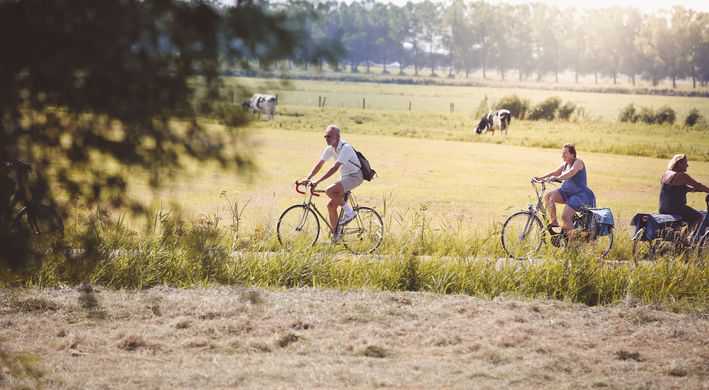 Fietsers Klaas Hoorn- en Kijfpolder