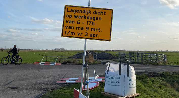 bord werkzaamheden lagendijk 2026 maart