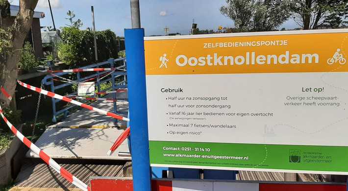 Pontje Oostknollendam uit de vaart 2023